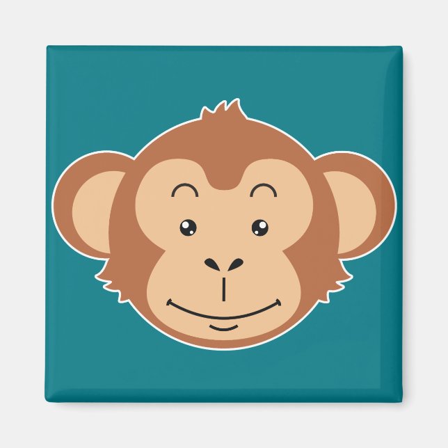 Affengesicht Magnet (Vorne)