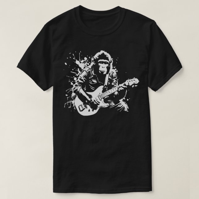 Affengitarre T-Shirt (Design vorne)