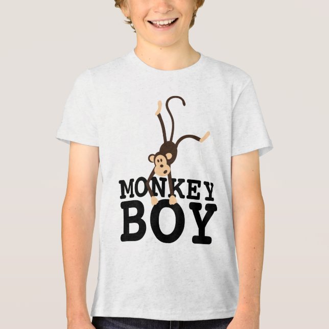 AFFENJUNGE, LUSTIGE KINDER T-SHIRTS (Vorderseite)