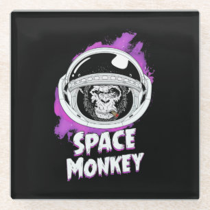 Affenklammer Glasuntersetzer