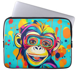 Affenlächeln Laptopschutzhülle