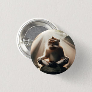 Affenmönch-Knopf Button
