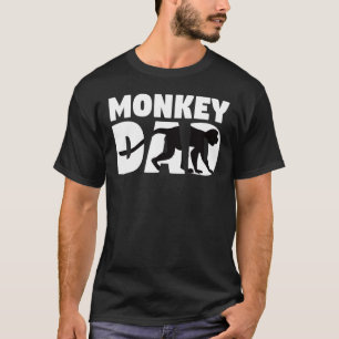 Affenpapa Affe für Männer Affe für Mädchen T-Shirt