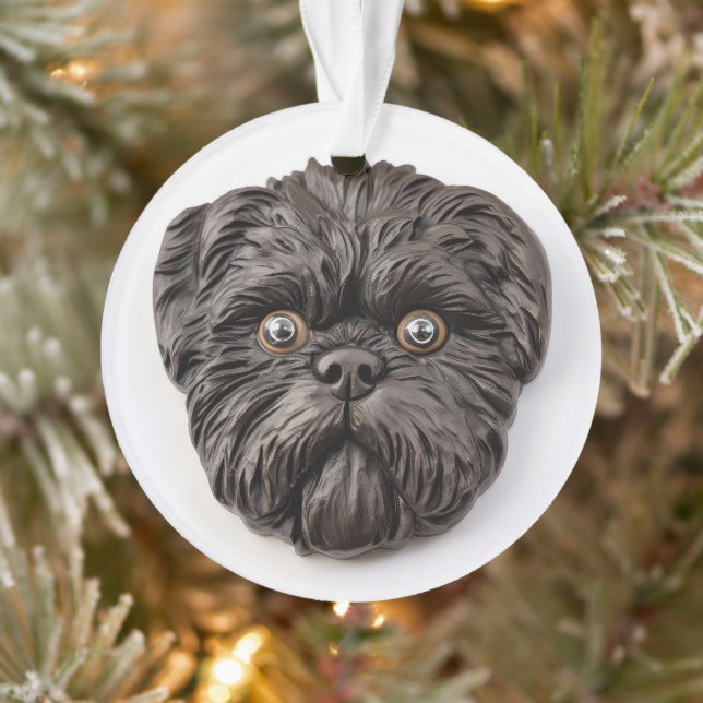 Affenpinscher 3D Inspiriert Ornament (Baum)