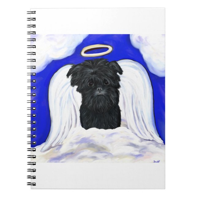 Affenpinscher Angel Notizblock (Vorderseite)