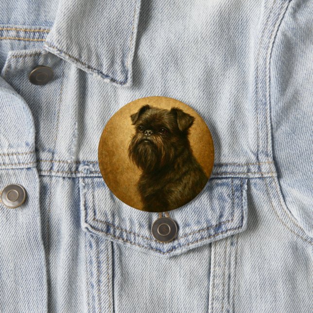 Affenpinscher Button (Beispiel)