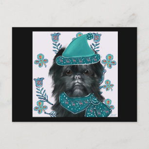 Affenpinscher Canvas Print Postkarte