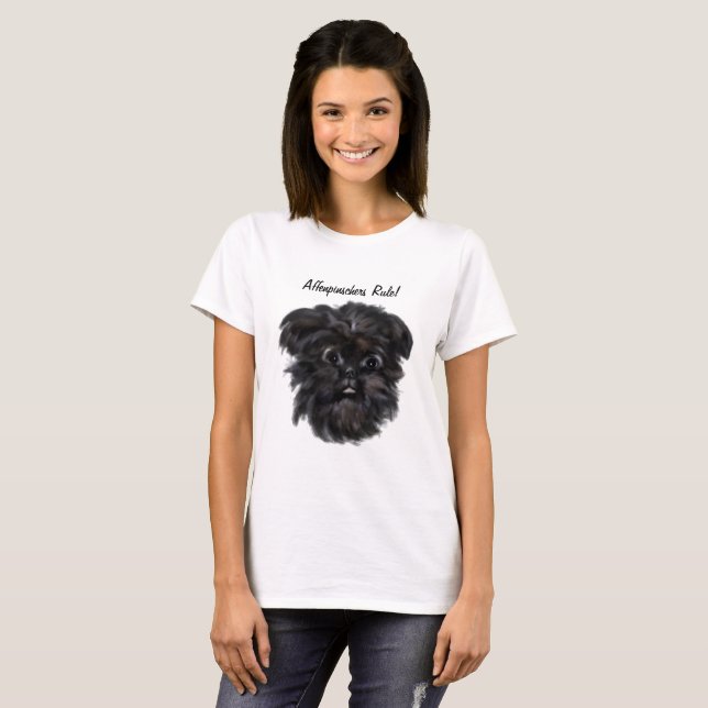 Affenpinscher Dog T - Shirt (Vorne ganz)