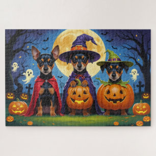 Affenpinscher Dogs Pumpkin Halloween Funny