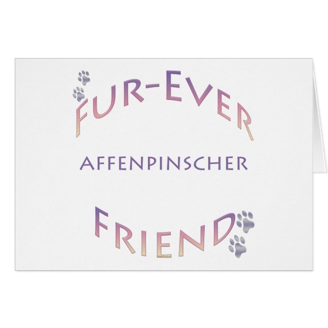 Affenpinscher Furever (Vorderseite (Horizontal))