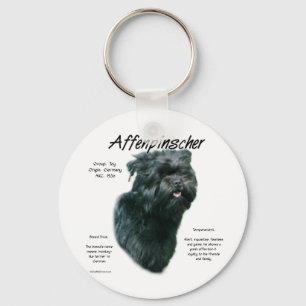Affenpinscher-Geschichtsentwurf Schlüsselanhänger