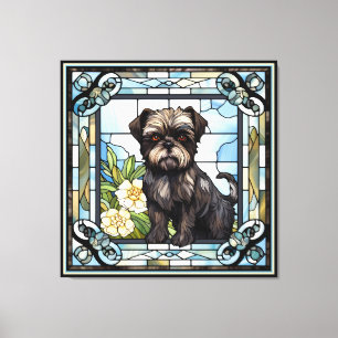 Affenpinscher Hund Leinwand Art