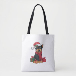 Affenpinscher Hund WeihnachtsOutfits Weihnachtsman Tasche