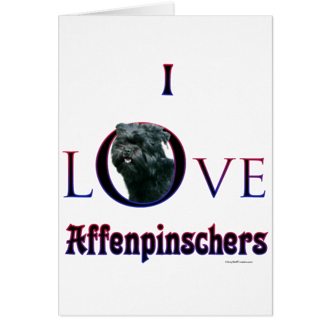 Affenpinscher I Love (Devant)