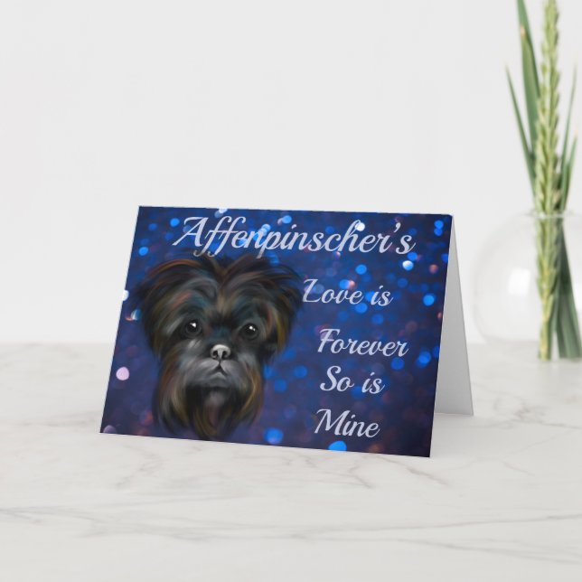 AFFENPINSCHER  KARTE (Vorderseite)
