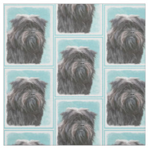 Affenpinscher Malerei - Niedliche Hundekunst Stoff