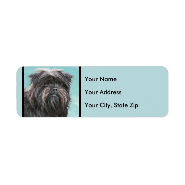 Affenpinscher Malerei - Niedliche Original Dog Art (Vorne)