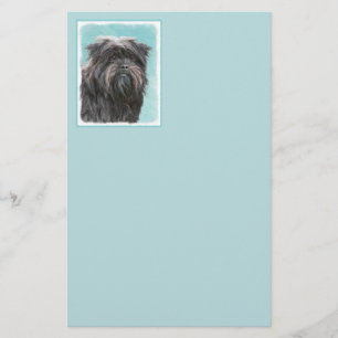 Affenpinscher Malerei - Niedliche Original Dog Art Briefpapier