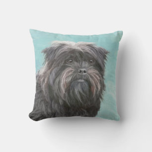 Affenpinscher Malerei - Niedliche Original Dog Art Kissen