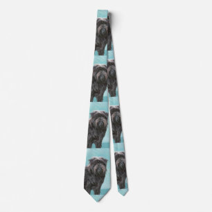 Affenpinscher Malerei - Niedliche Original Dog Art Krawatte