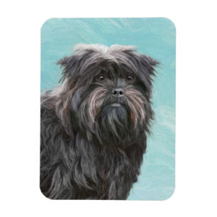Affenpinscher Malerei - Niedliche Original Dog Art Magnet