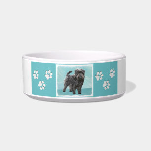 Affenpinscher Malerei - Niedliche Original Dog Art Napf