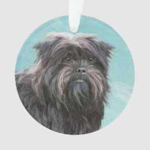 Affenpinscher Malerei - Niedliche Original Dog Art Ornament