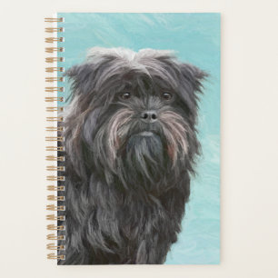 Affenpinscher Malerei - Niedliche Original Dog Art Planer