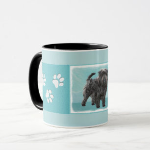 Affenpinscher Malerei - Niedliche Original Dog Art Tasse