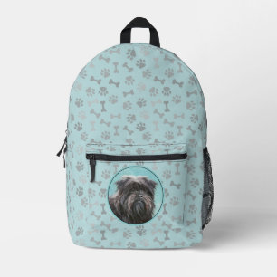 Affenpinscher-Malerei - Süße originelle Hundekunst Bedruckter Rucksack