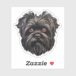 Affenpinscher Monkey Dog Affens Terrier Aufkleber