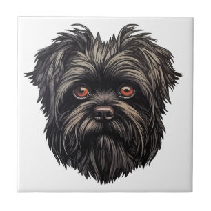 Affenpinscher Monkey Dog Affens Terrier Fliese