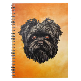 Affenpinscher Monkey Dog Affens Terrier Notizblock
