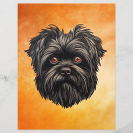 Affenpinscher Monkey Dog Affens Terrier Paper