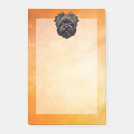 Affenpinscher Monkey Dog Affens Terrier Post-it Klebezettel