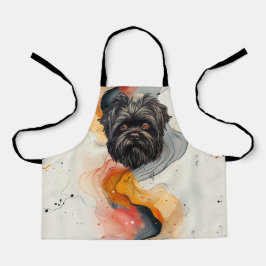 Affenpinscher Monkey Dog Affens Terrier Schürze
