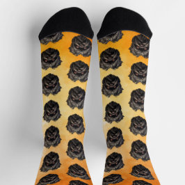 Affenpinscher Monkey Dog Affens Terrier Socken
