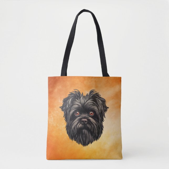 Affenpinscher Monkey Dog Affens Terrier Tasche (Vorderseite)
