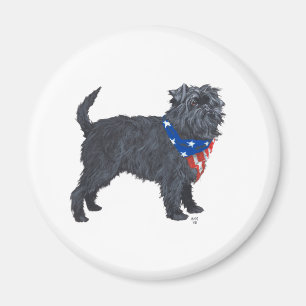 Affenpinscher Patriotic Magnet