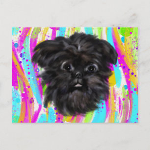 Affenpinscher Postkarte