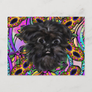 Affenpinscher Postkarte