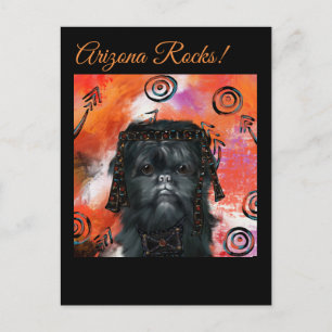 Affenpinscher Postkarte
