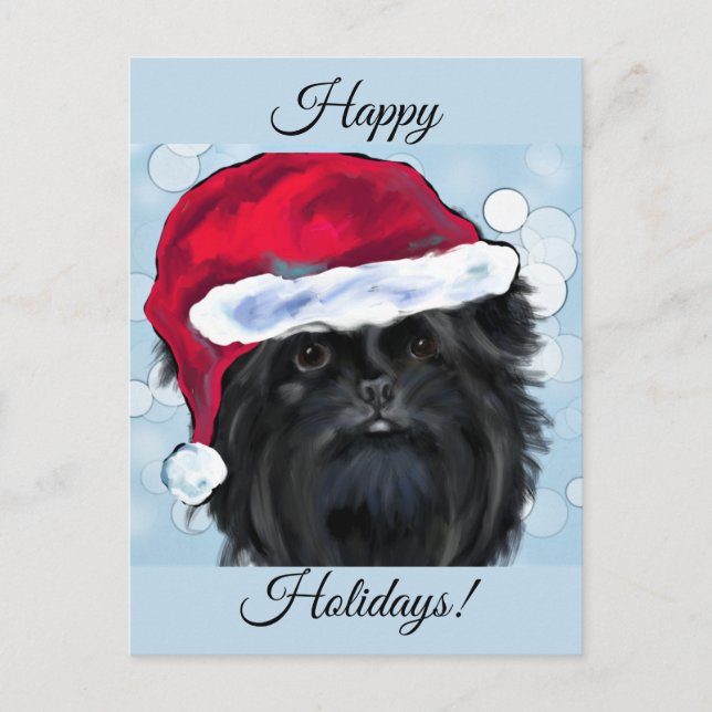 Affenpinscher  postkarte (Vorderseite)