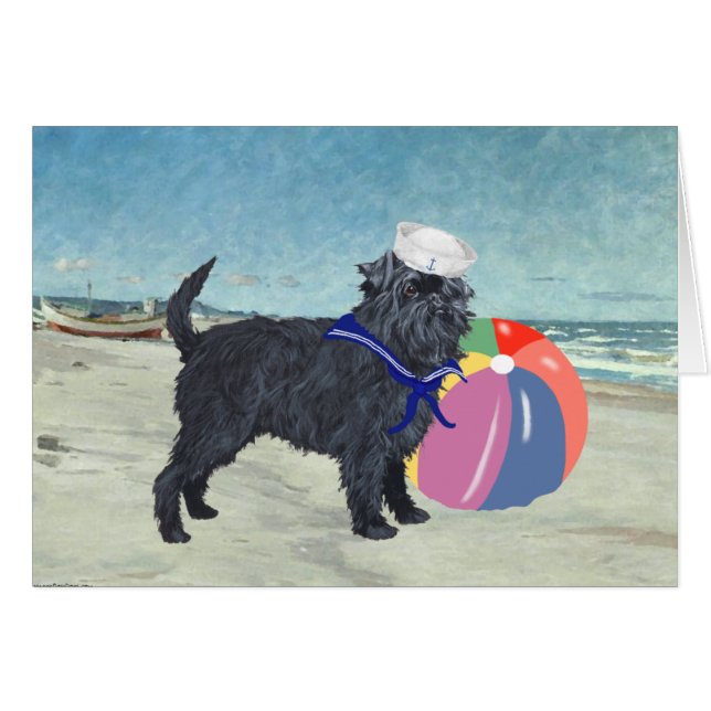 Affenpinscher Sailor (Vorderseite (Horizontal))