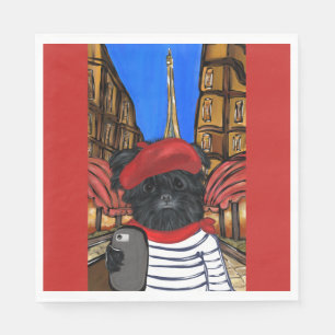 AFFENPINSCHER SERVIETTE