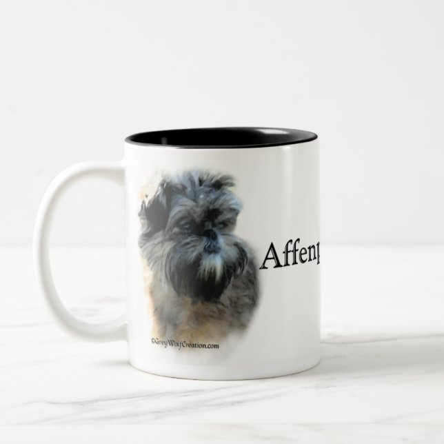 Affenpinscher Trivia Tasse (Links)