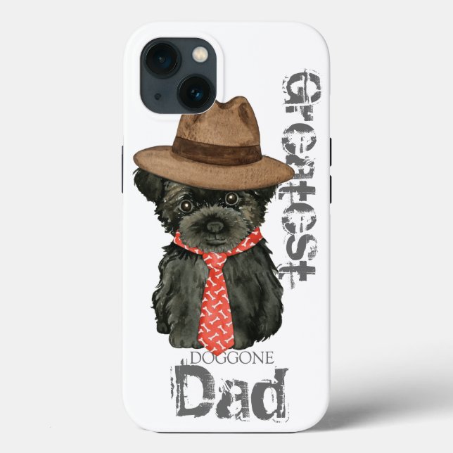 Affenpinscher Vater Case-Mate iPhone Hülle (Rückseite)