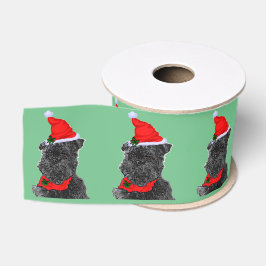 Affenpinscher Weihnachten Ripsband
