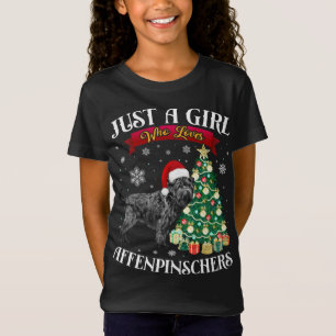 Affenpinscher Weihnachtsbaum Affenpinscher Santa H T-Shirt