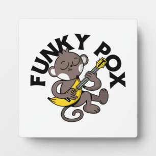 Affenpocken Funky Pocken Fotoplatte